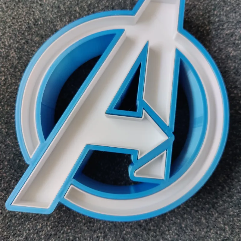 STL file Avengers end Game Logo 🦸・3D printing model to download・Cults