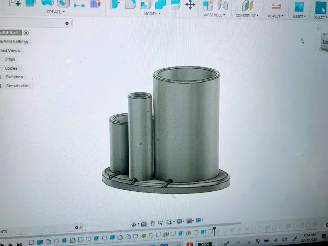 TOOTHBRUSH TOOTHPASTE HOLDER