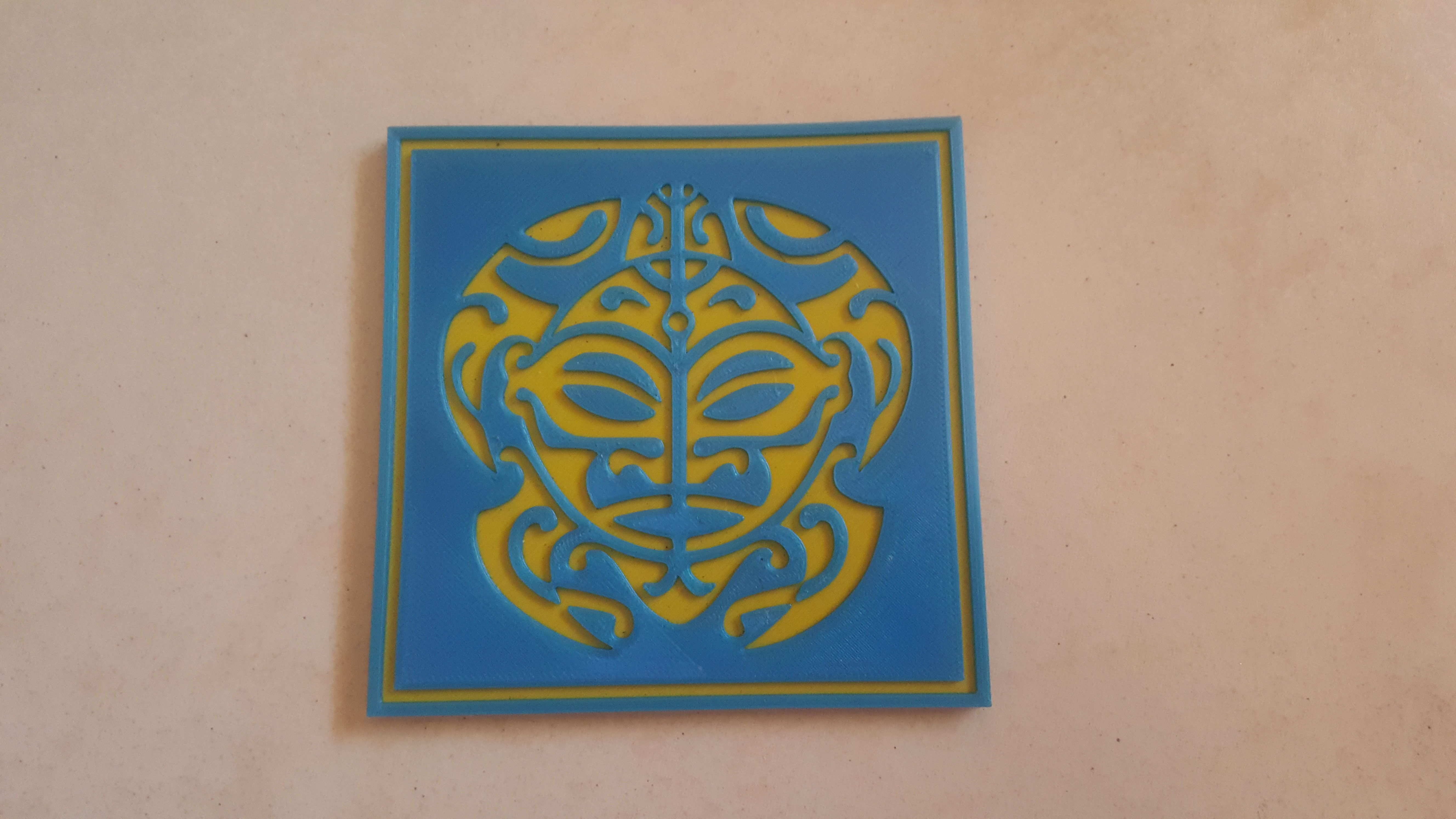 Miniatura 2 do modelo 3D Coaster "Polynesian turtle"