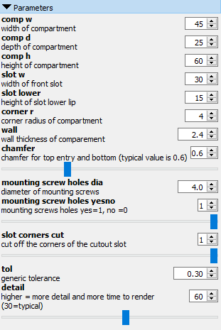 Miniatura 2 do modelo 3D Updated parametric wall holder for remote control