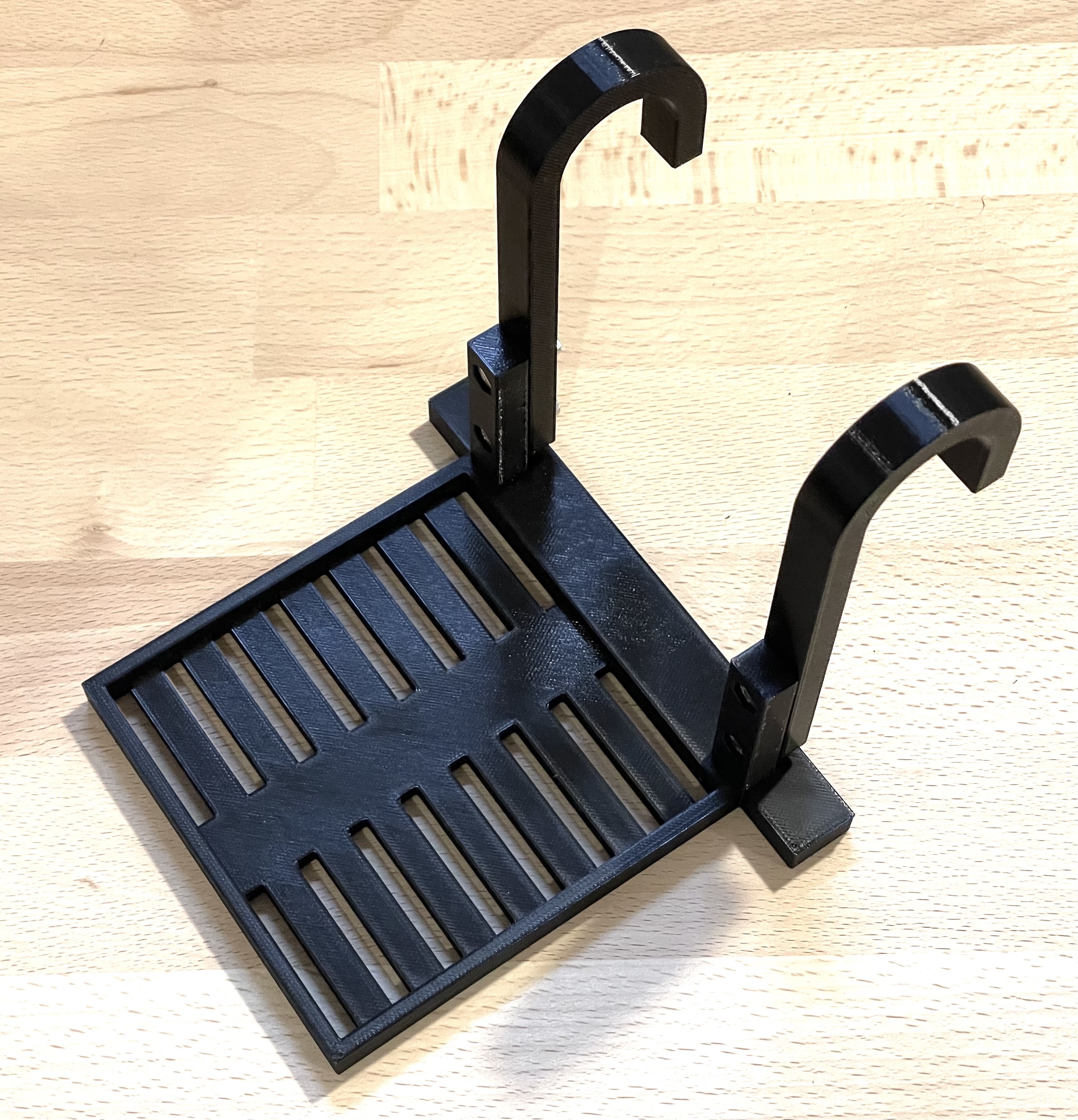 Apple TV Stand Plate for easel design TV Stand (e. g. Hama 00118099) by