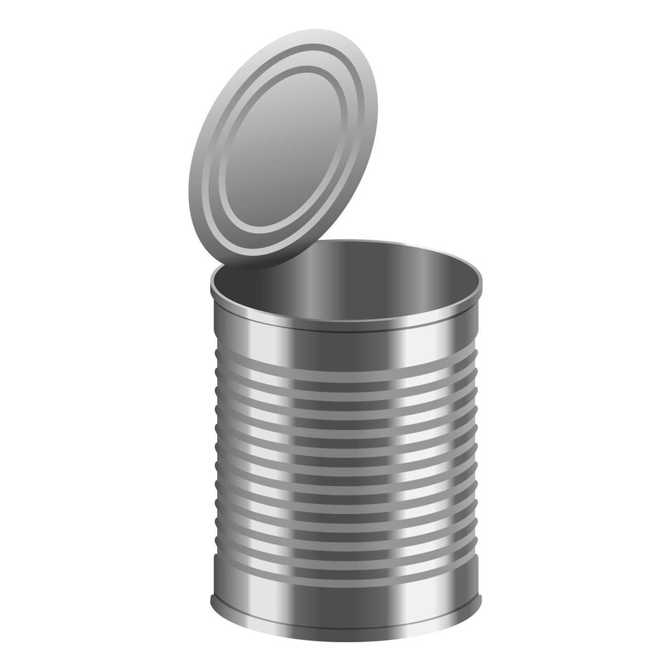 Opened food can