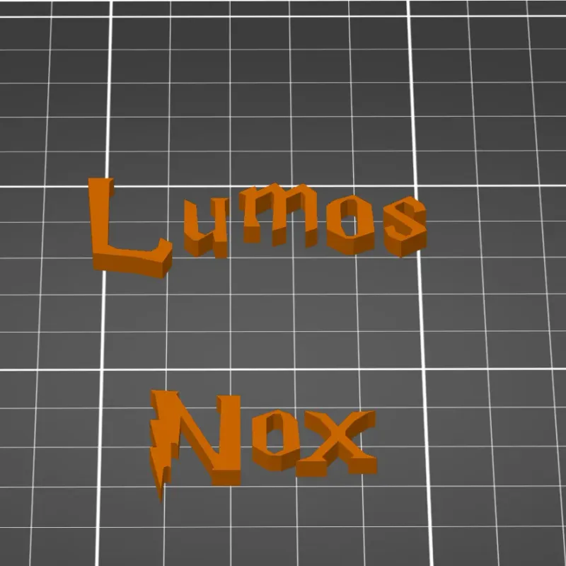 Lumos and Nox by LlamaLord, Download free STL model
