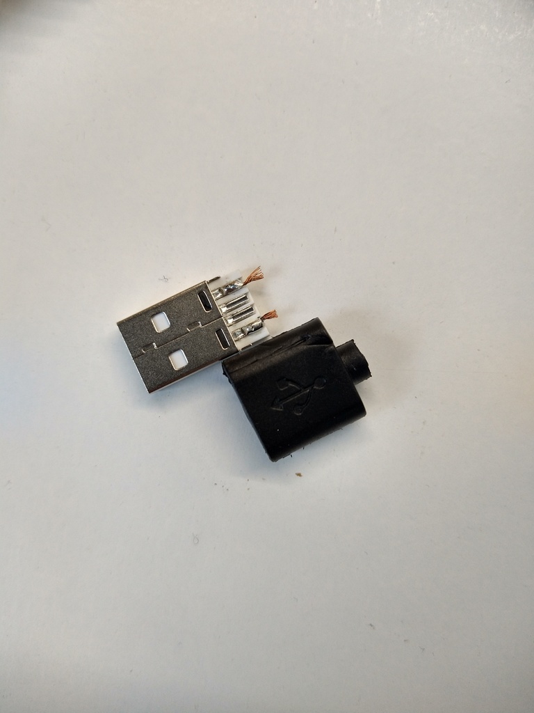 Miniatura 4 do modelo 3D USB Plug Type A casing Ummantelung Stecker