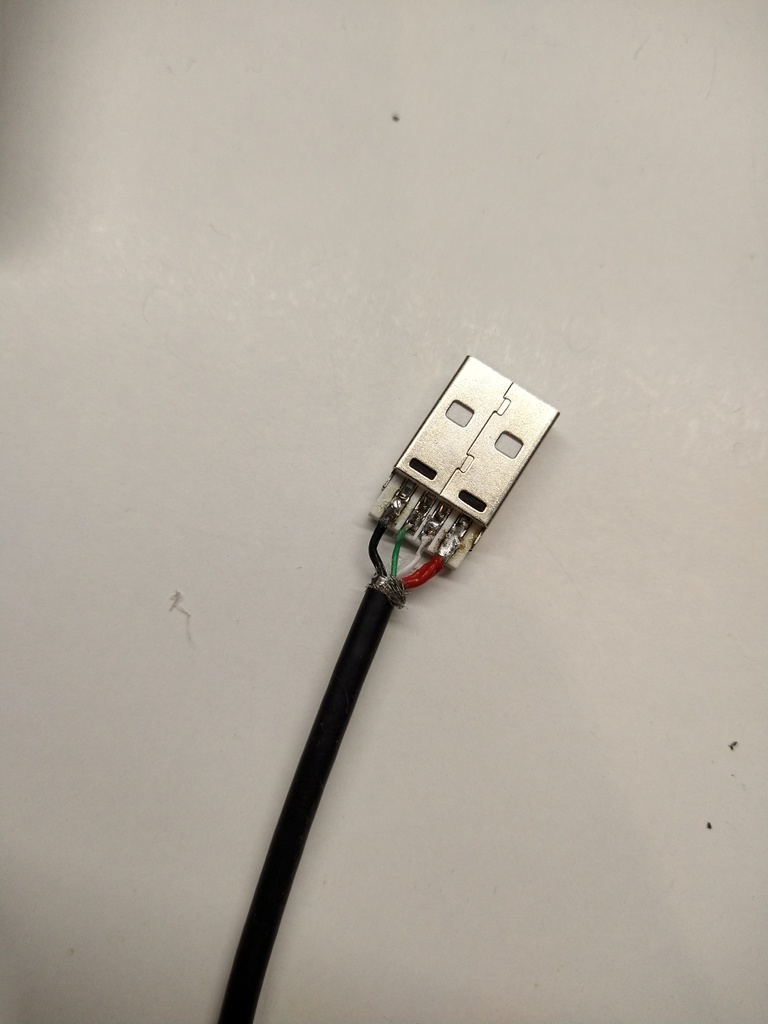 Miniatura 5 do modelo 3D USB Plug Type A casing Ummantelung Stecker