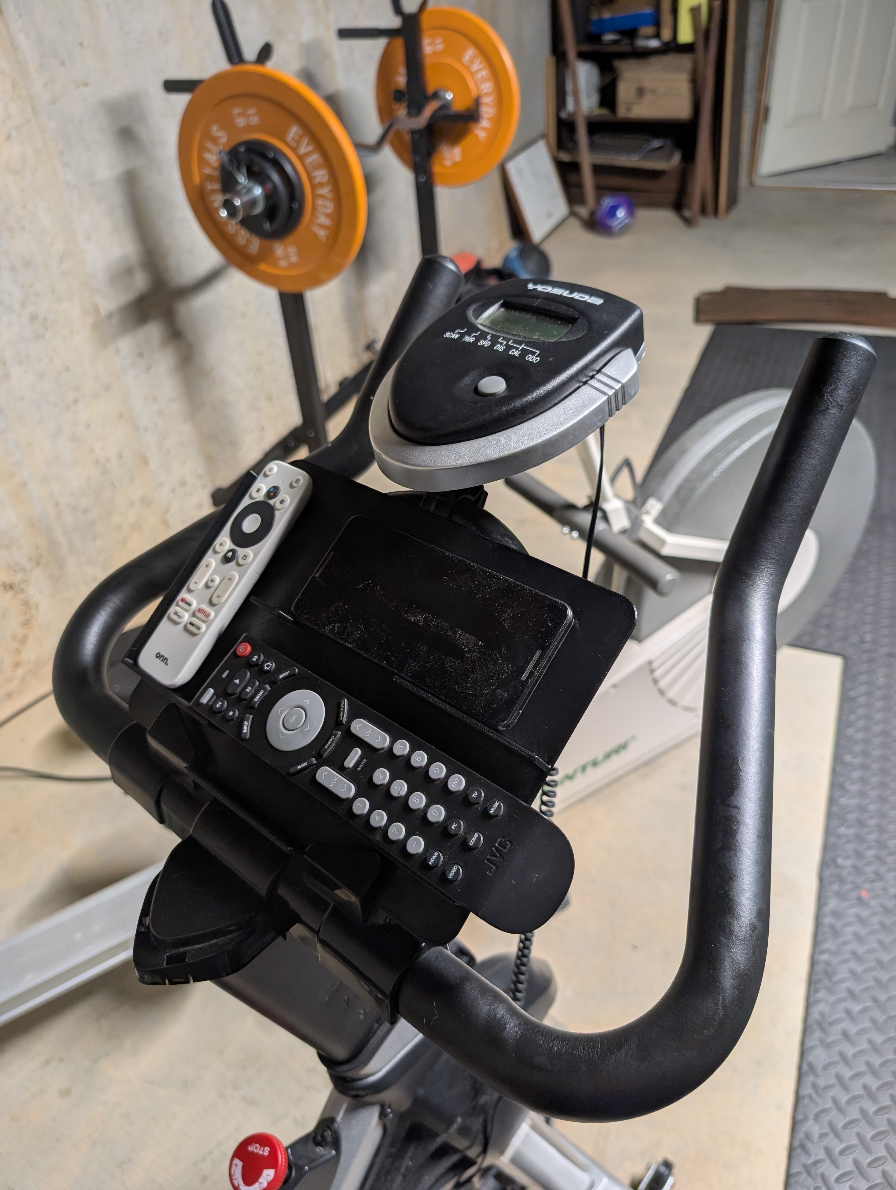 Phone and remote tray for Yosuda Stationary bike