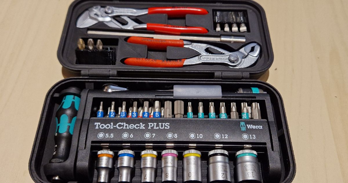 メンテナンス Wera Tool-Check PLUS Wera 05056490001 Tool-Check Plus Tool Set, 39 piece 1 Black