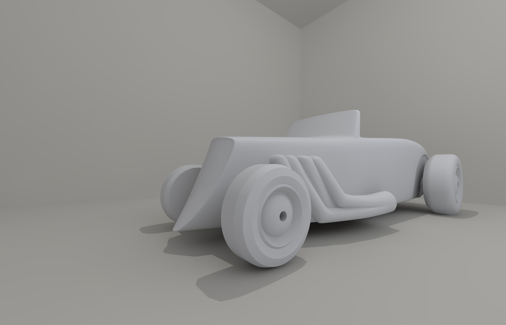 Hot Rod Balloon Rocket Car by VF | Download free STL model | Printables.com