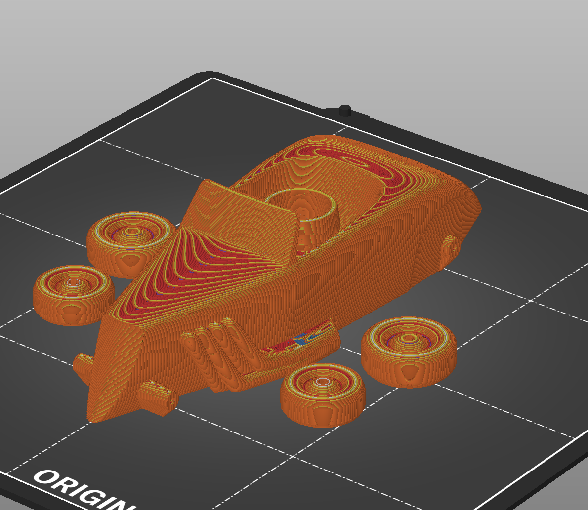 Hot Rod Balloon Rocket Car by VF | Download free STL model | Printables.com