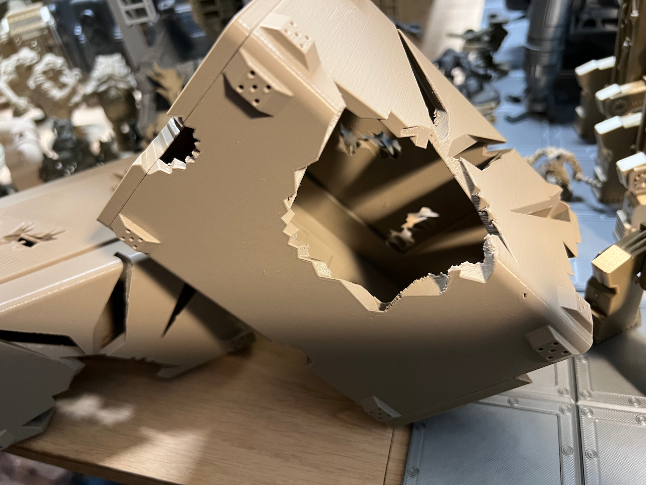 Damaged Starship Cargo Pod
