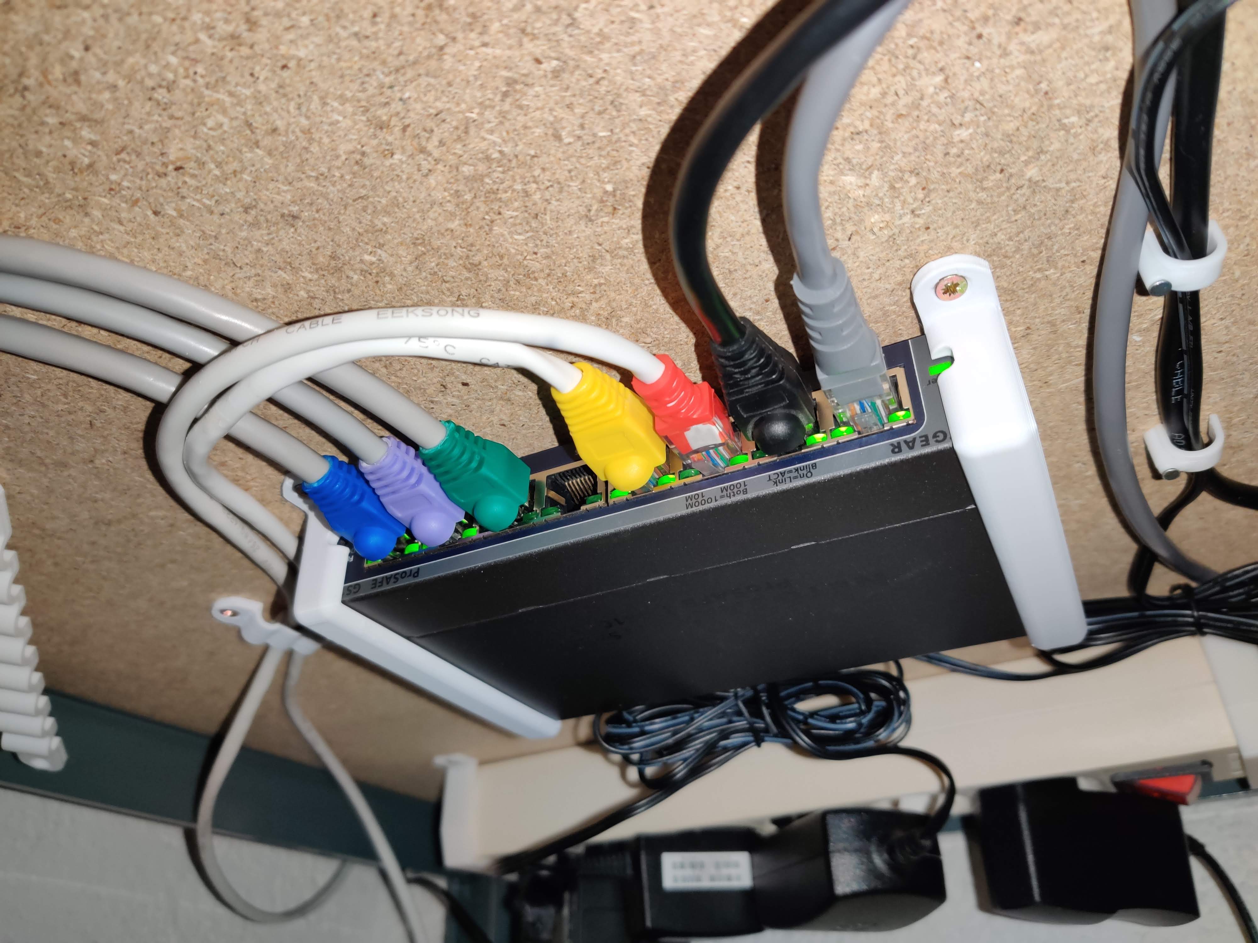 Netgear GS108E mount bracket