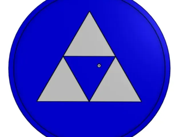 Triforce Coaster and Holder