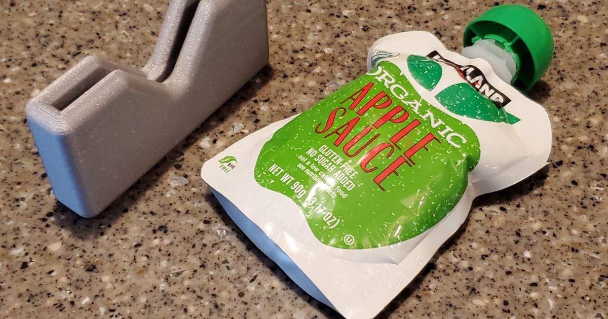 Applesauce Pouch Squeezer by JamesTK_ Download free STL model