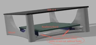 SKR v1.4 Mount incl. RaspberryPi Mount (easy removable)