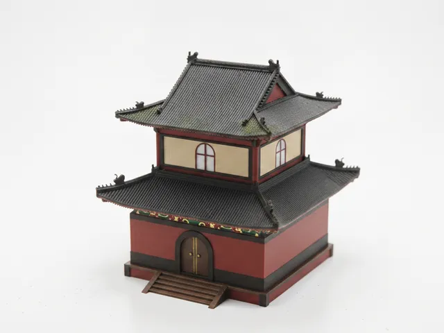 Chinese Temple Pagoda Architecture 3D Printable