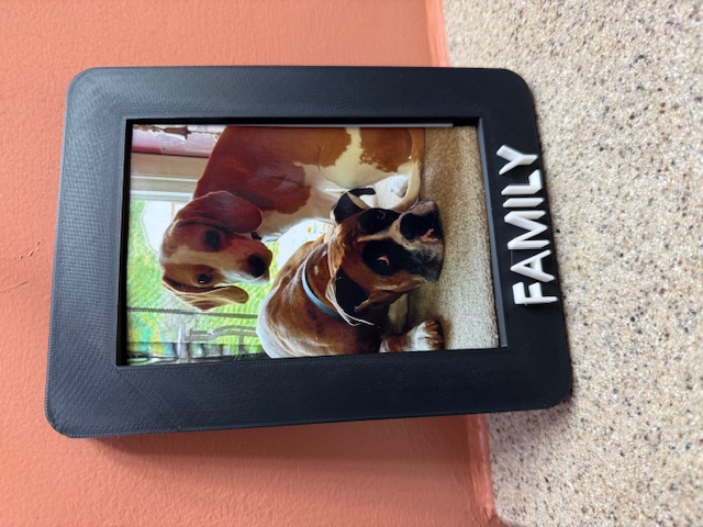 Family Picture Frame 6x4 inches