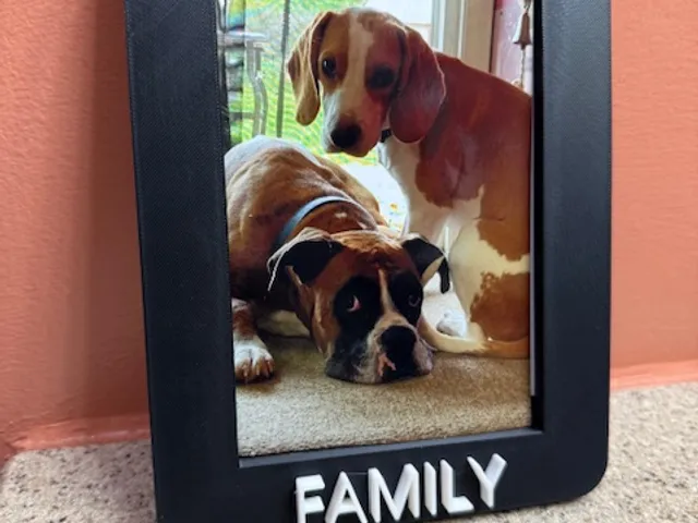 Family Picture Frame 6x4 inches