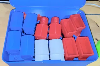 Parametric Lidded Box with Label and Magnetic Lock