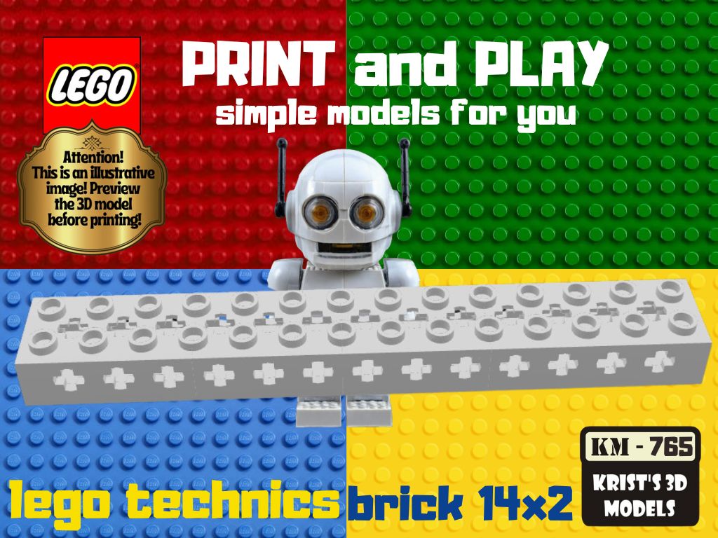 lego technics brick 14x2