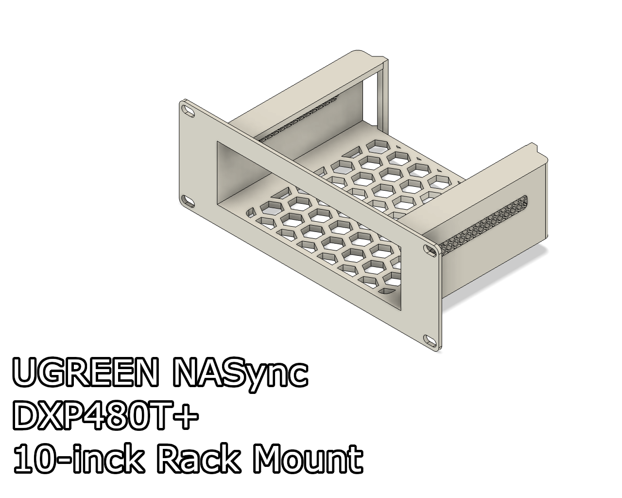 Ugreen NASync DXP480T+ NAS 10" Rack Mount