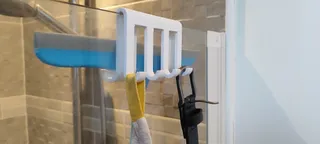 Squeege Holder and towel holder