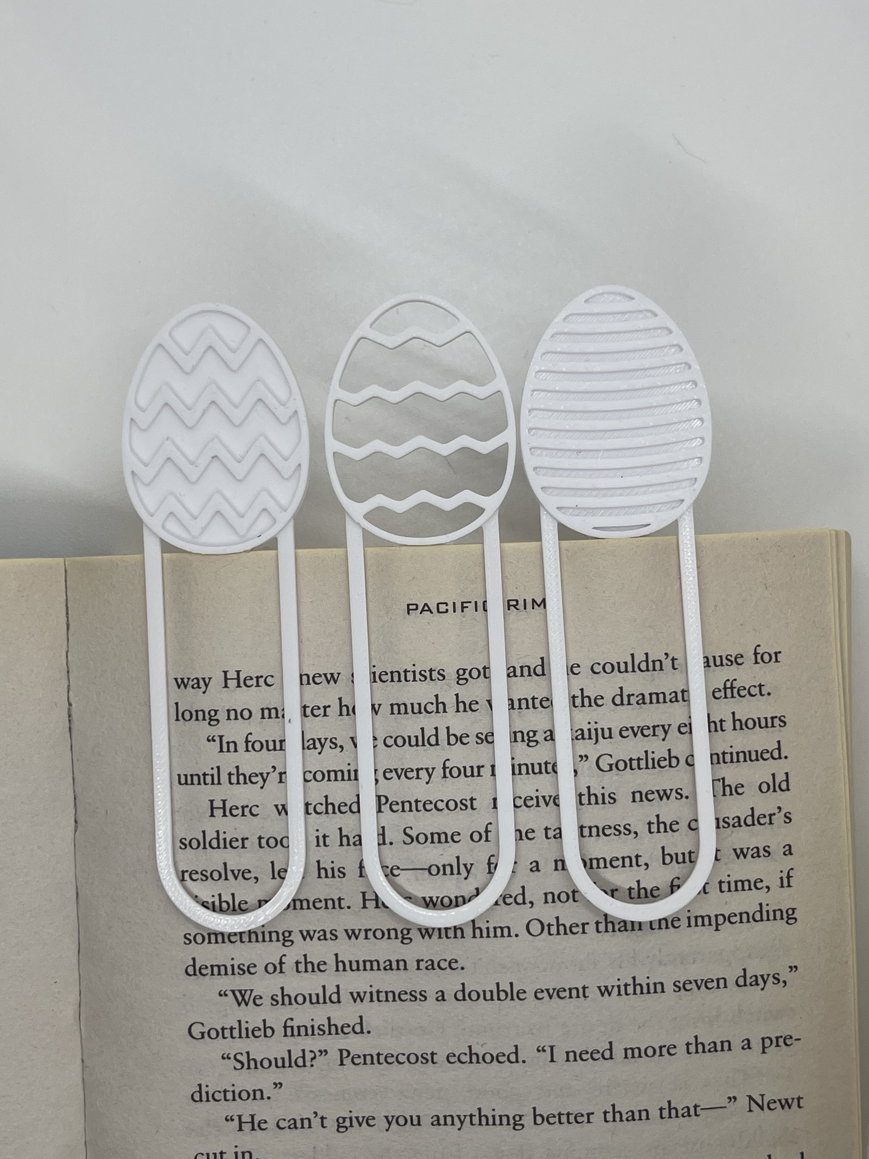 Miniatura 3 do modelo 3D Easter egg bookmarks