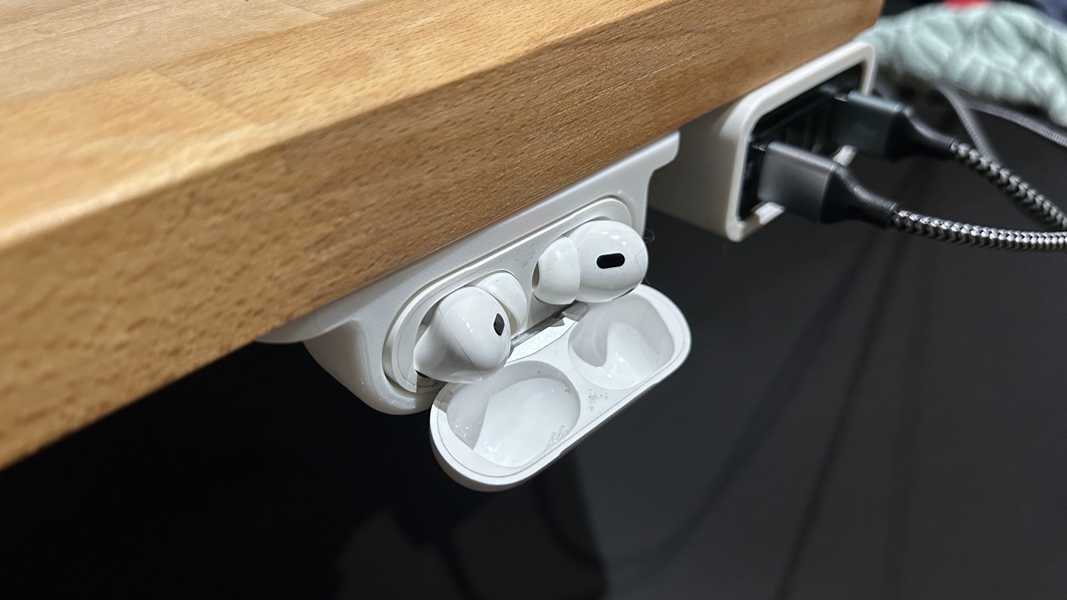 Under-Desk AirPods Dock