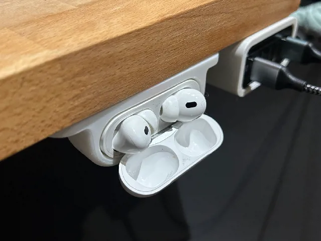 Under-Desk AirPods Dock
