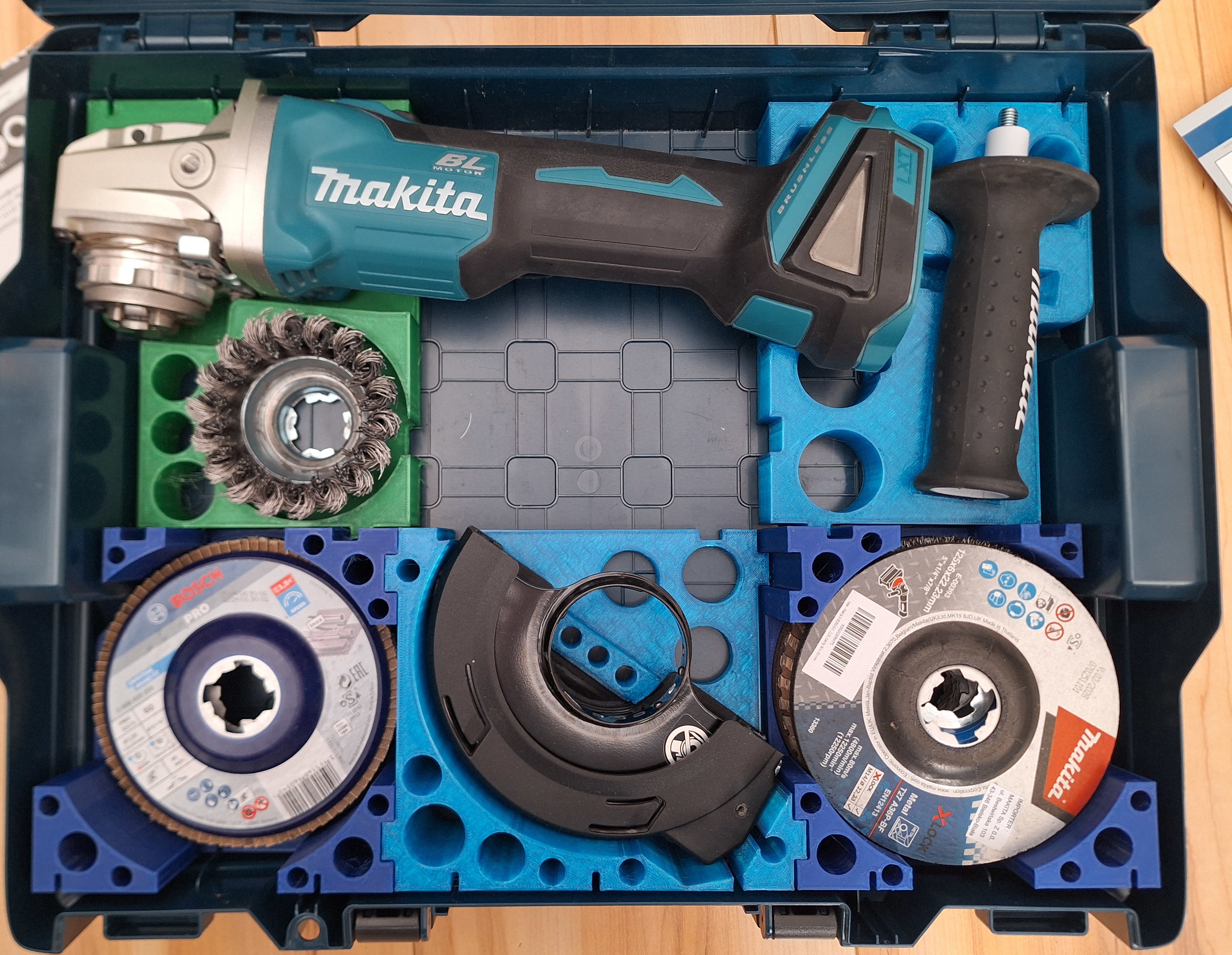 Makita angel grinder inlay for Sortimo L-Boxx.