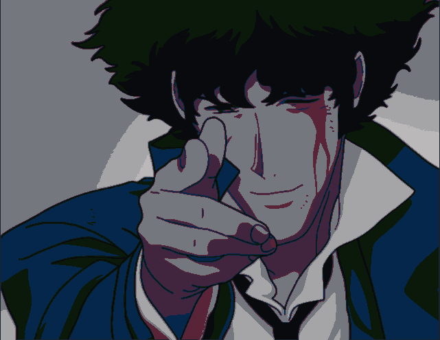 spike spiegel from cowboy Bebop artwork