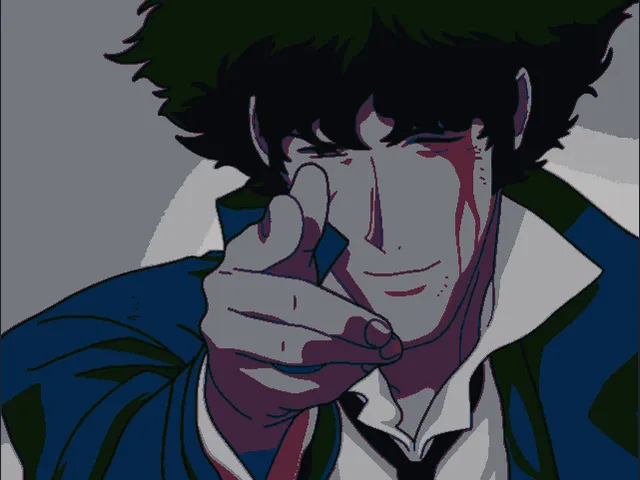 spike spiegel from cowboy Bebop artwork