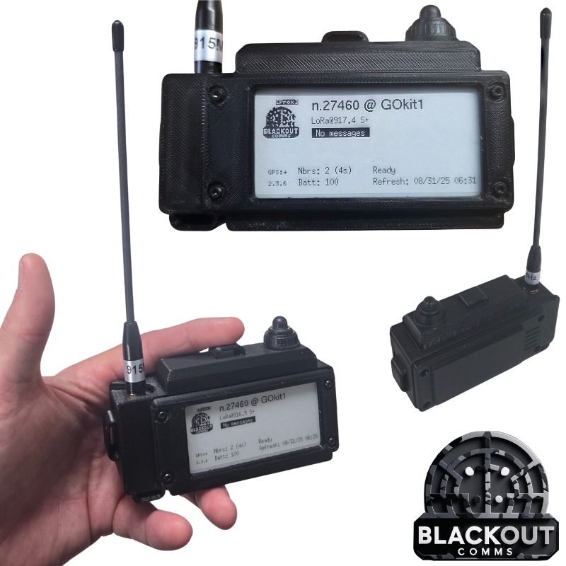 Heltec Vision Master e290 Enclosure for Blackout Comms