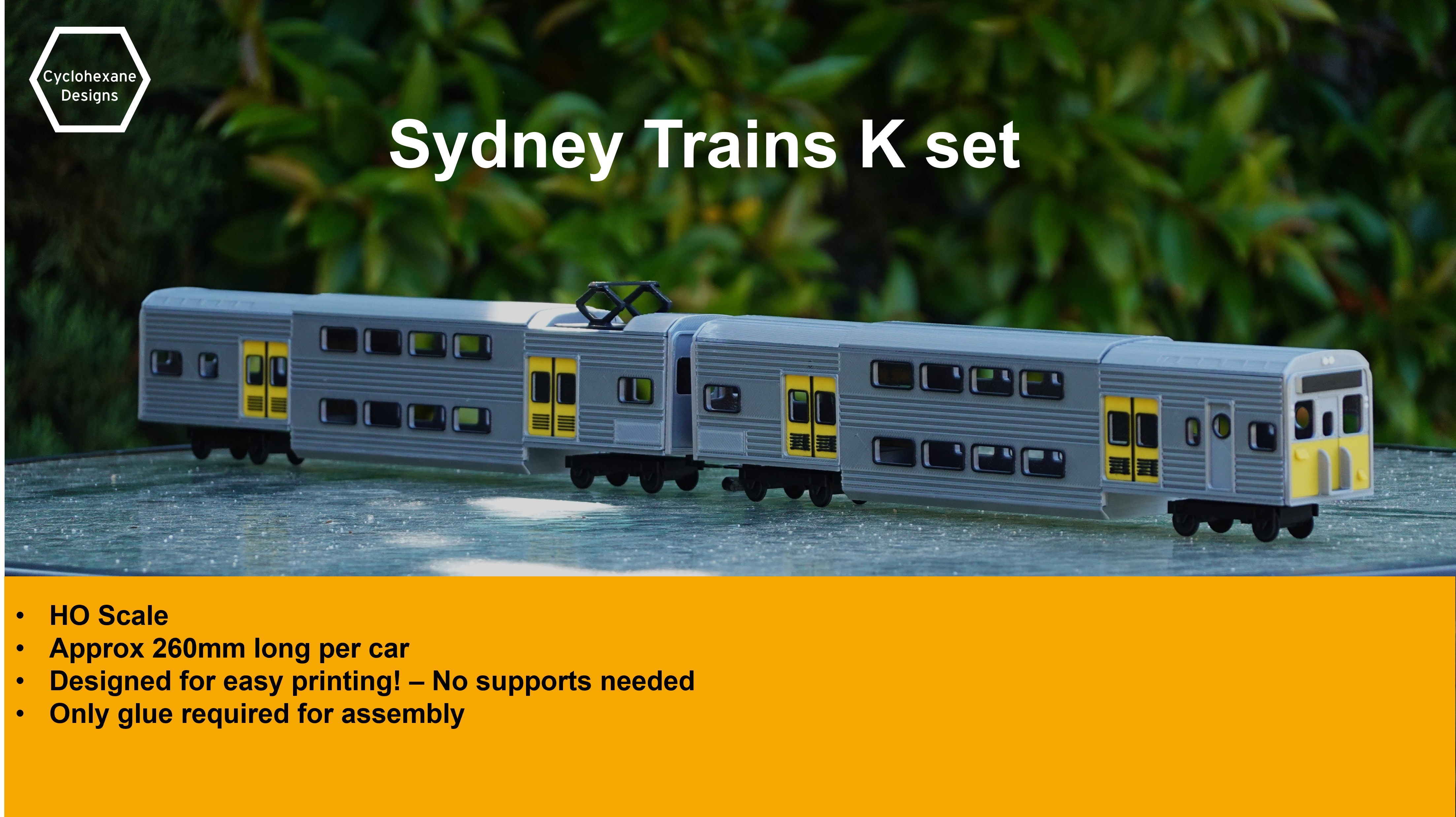 Sydney Trains K set (HO Scale)