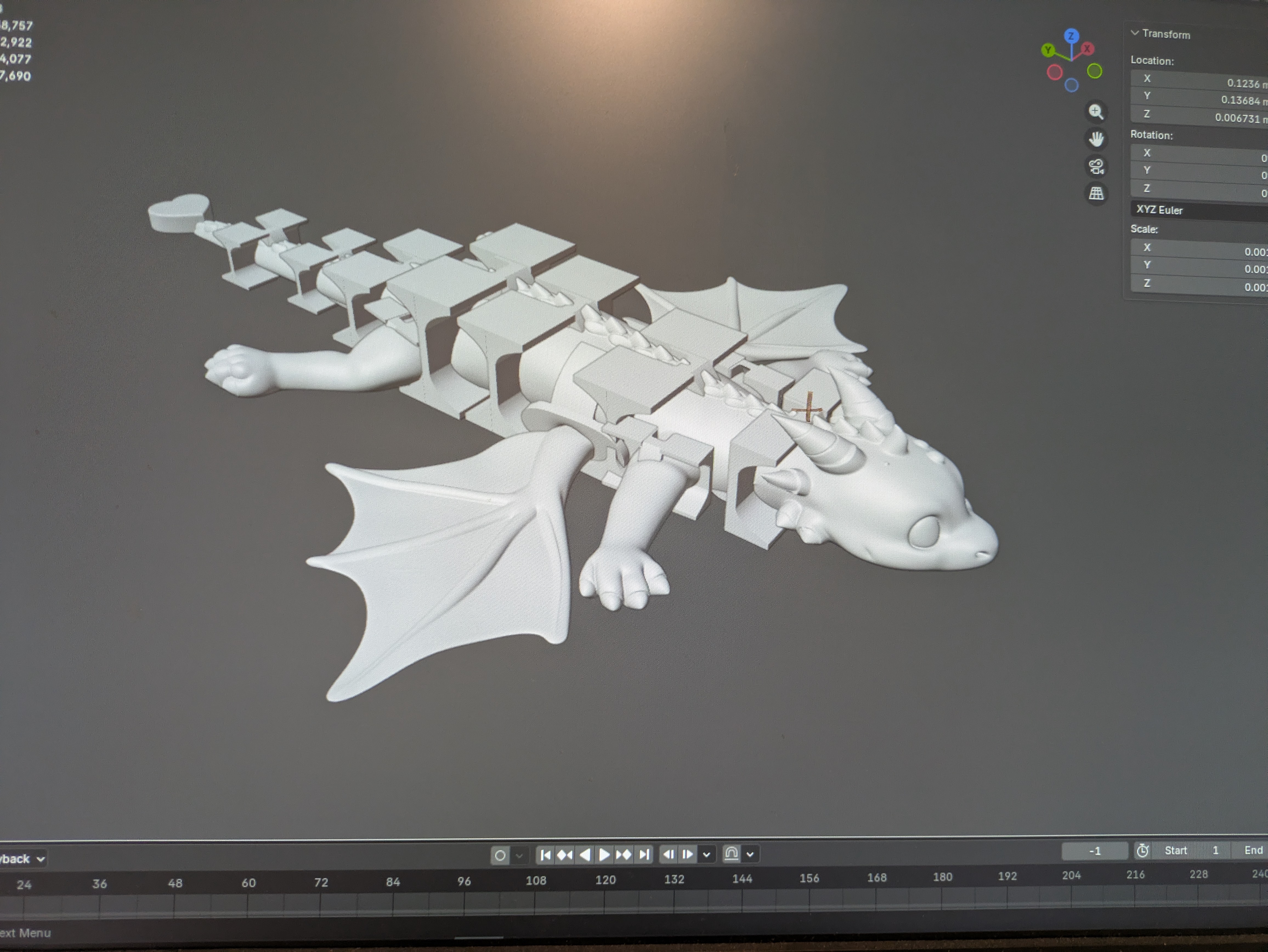 Miniatura 6 do modelo 3D Dragon (Flexi cutter)