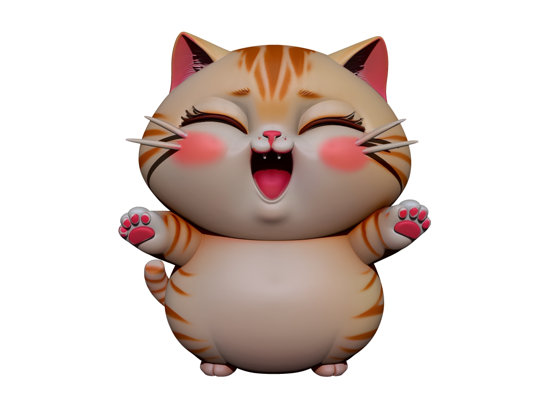 Yawning Cat — miniatura 2