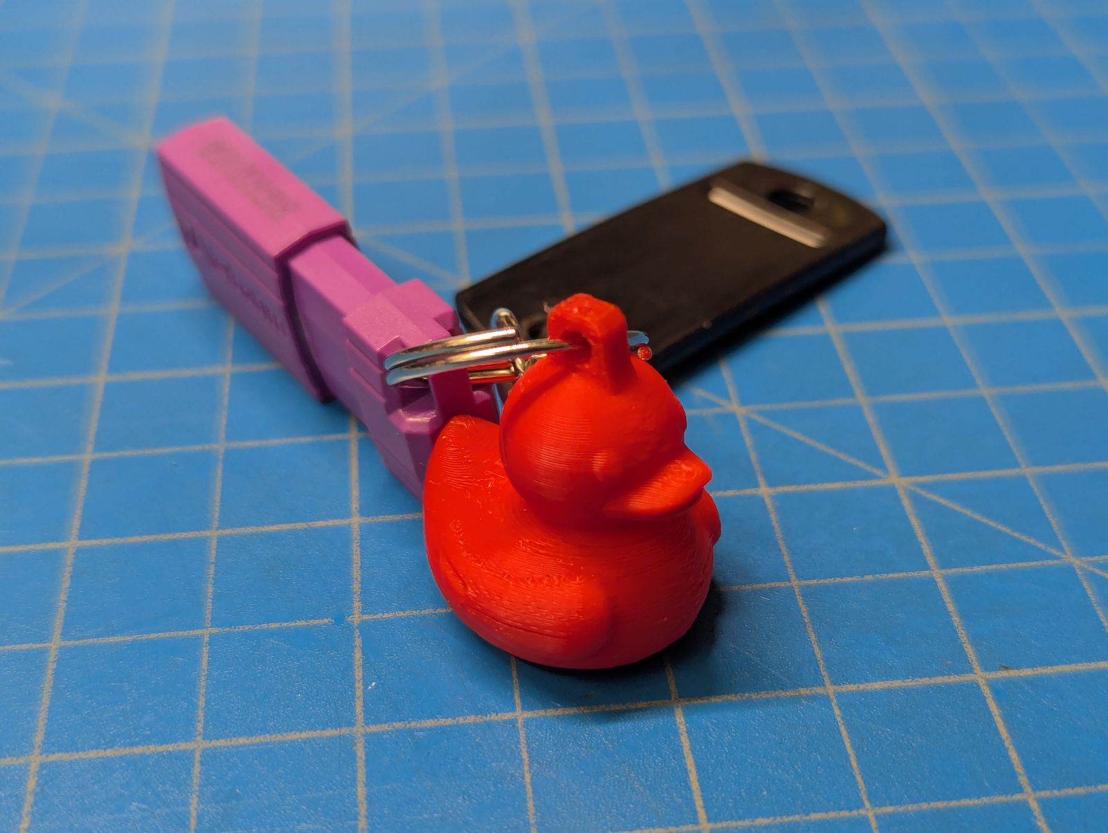 Rubber Duck Keychain