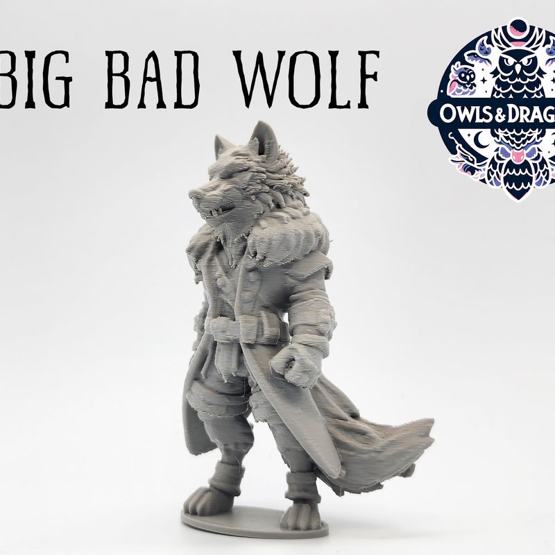 The Big Bad Wolf - Owls & Dragons by Triple G Workshop | Download