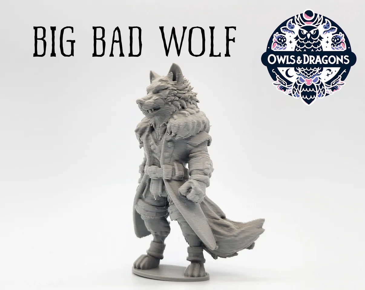 The Big Bad Wolf - Owls & Dragons by Triple G Workshop | Download