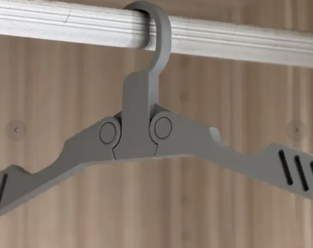 Miniatura 2 do modelo 3D Foldable clothes hanger