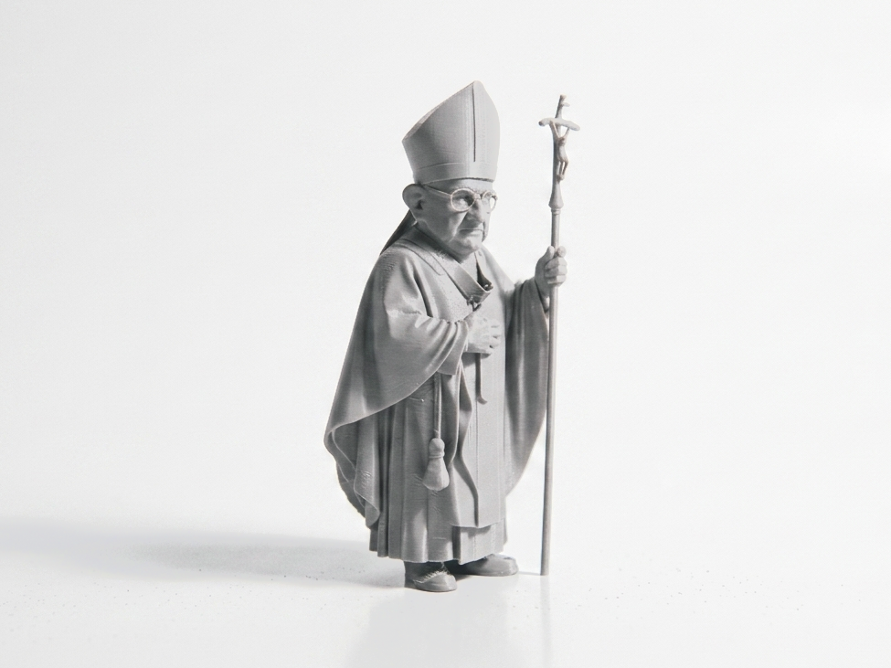 Pope Figurine Historical Religious 3D Printable