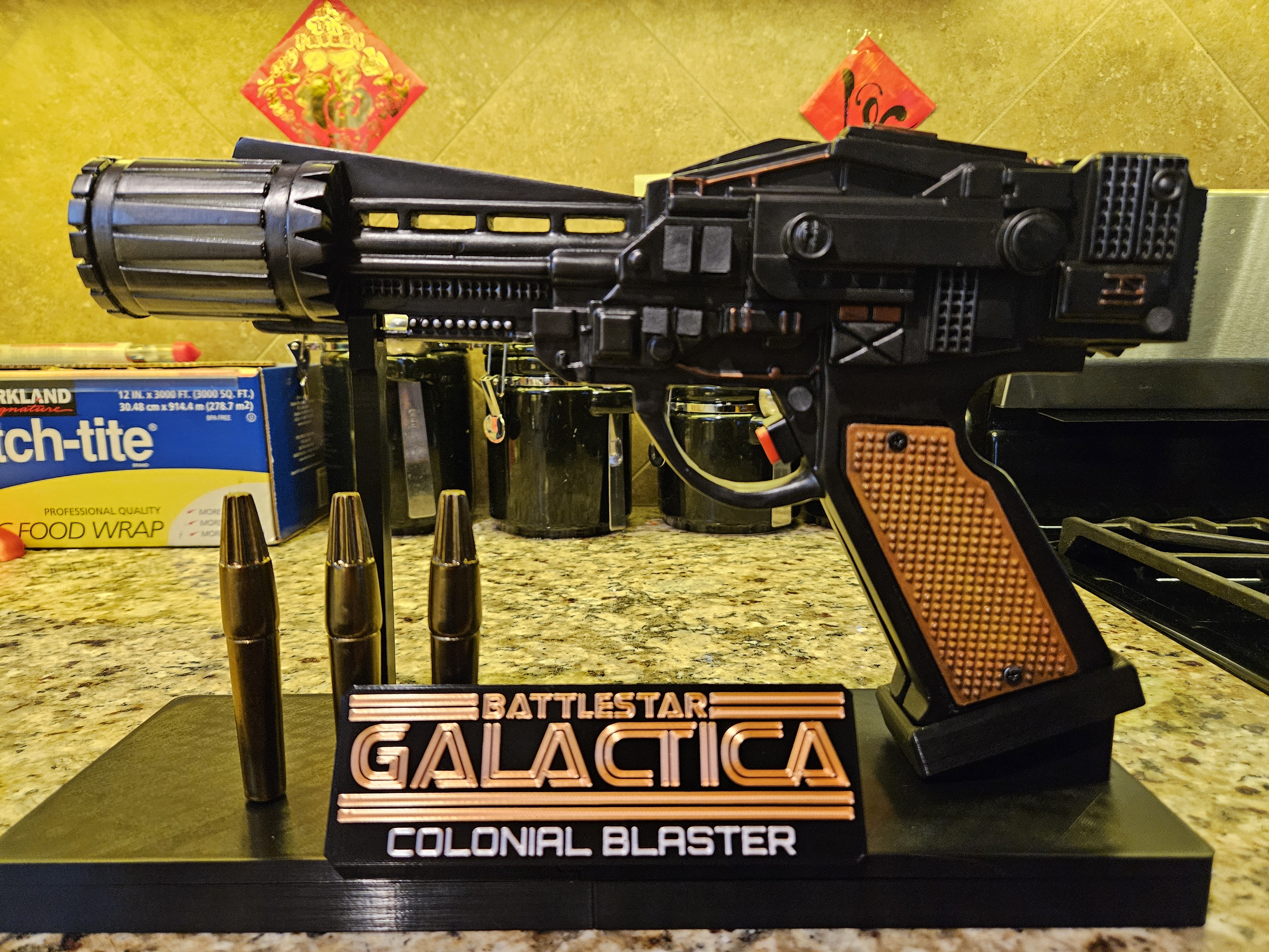 BSG 1978 - Colonial Blaster (Plain) Display Stand