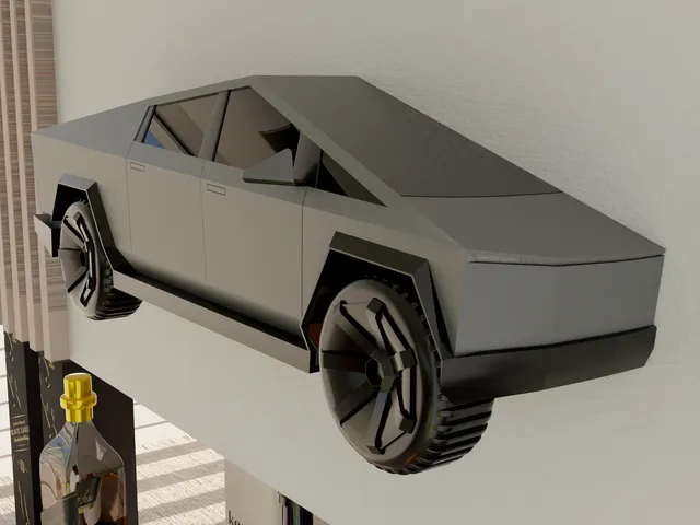 Tesla Cybertruck Wall-mounted