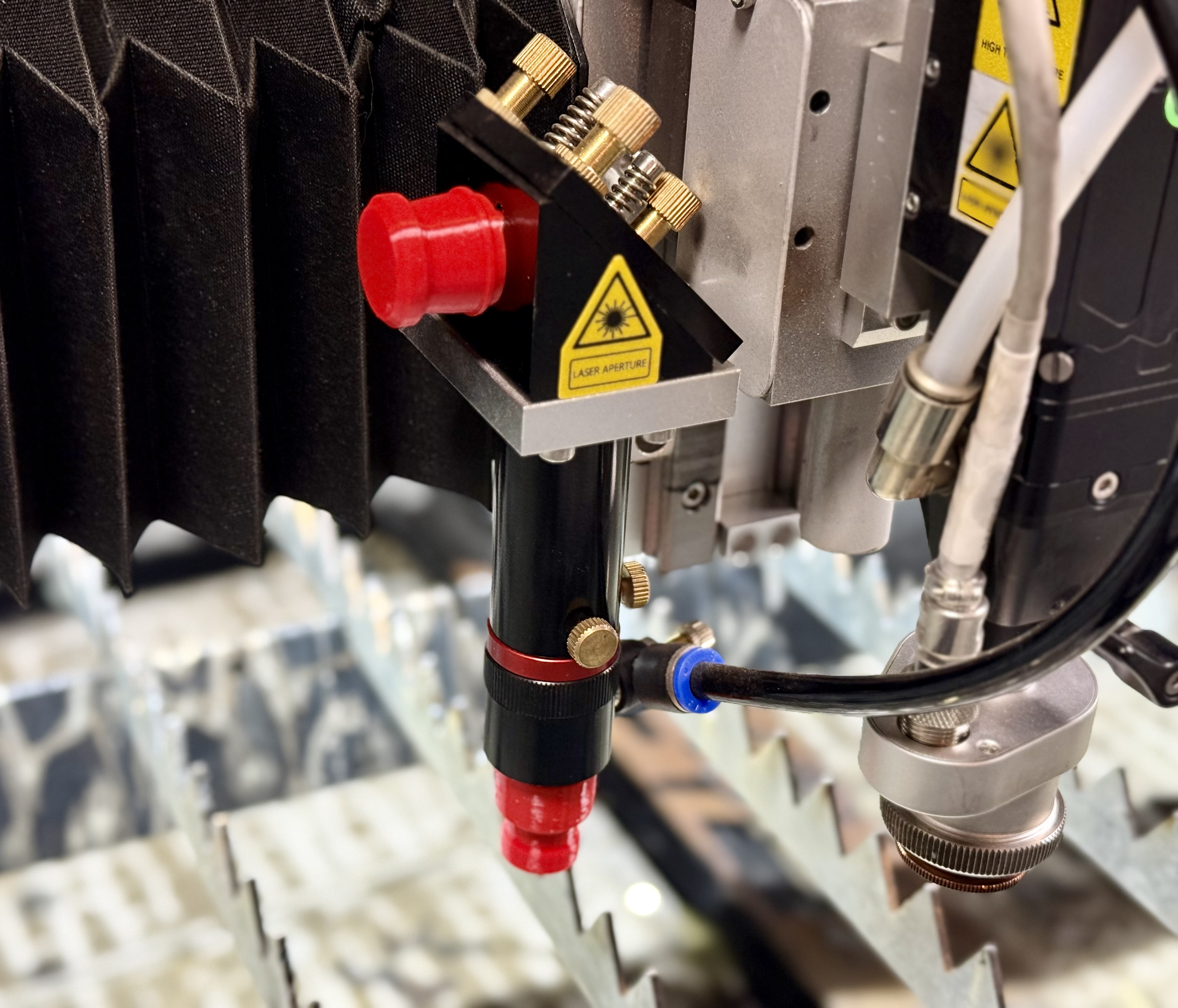 Protective plugs with magnet holder for Gweike M-Series CO2 lasers