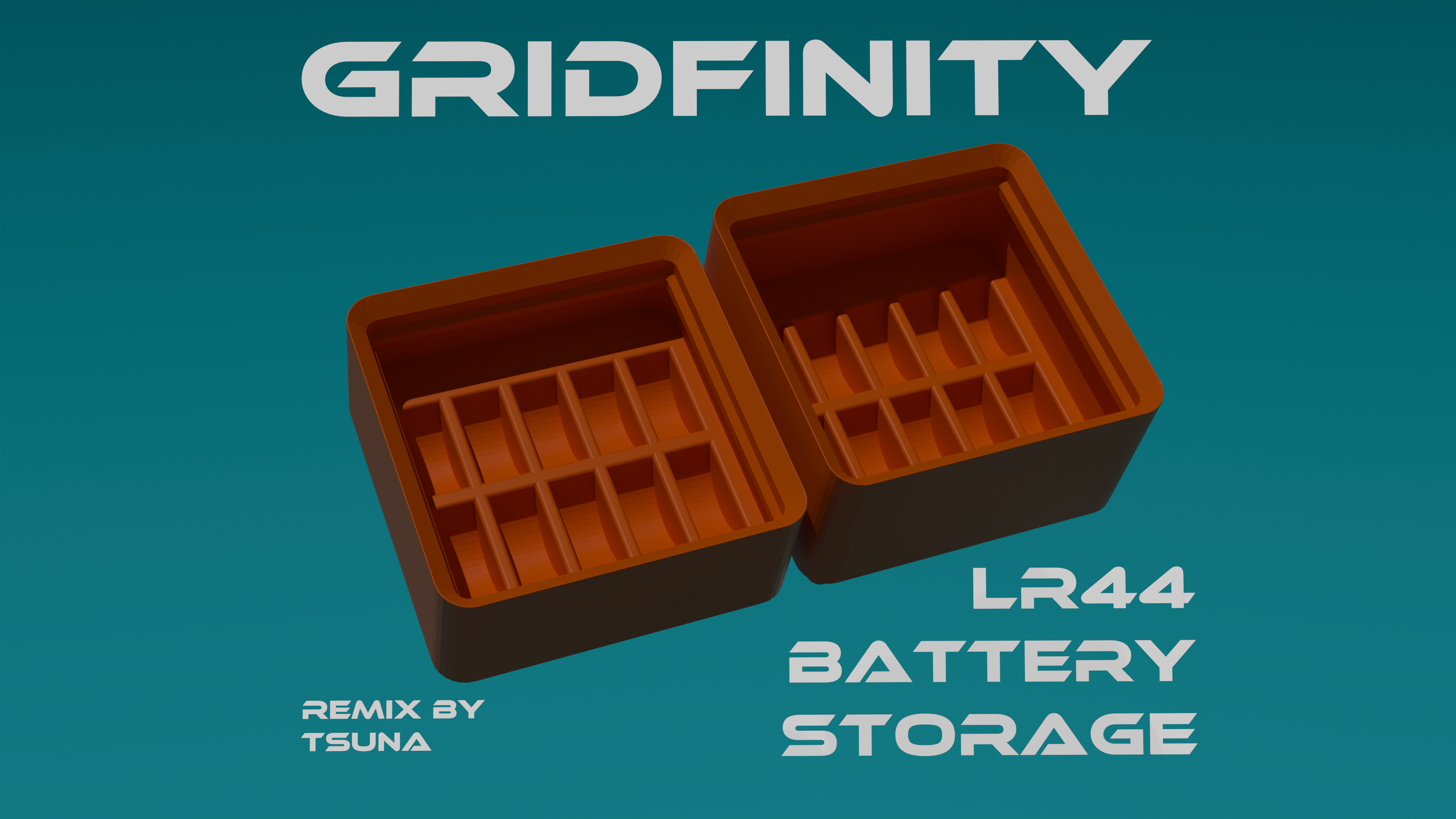 Gridfinity LR44 Battery Storage