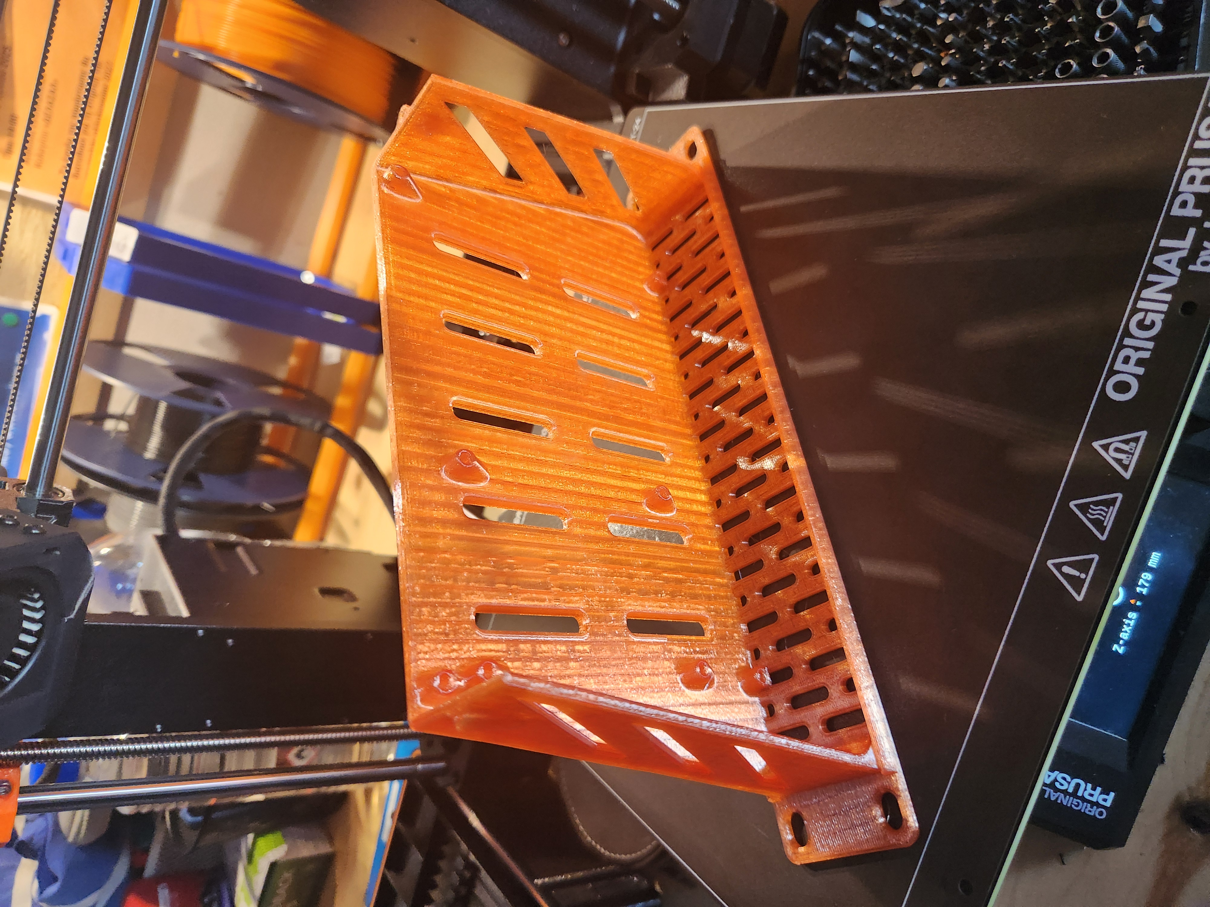 CM3588 10'' rack mount, no top, front mesh. Meant to have the ports on the back.