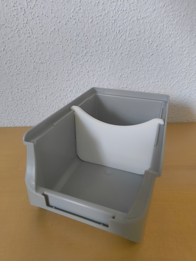 ALLIT Divider for Open Front Storage Bin Size 2, ALLIT Trennsteg für Sichtlagerkasten Größe 2