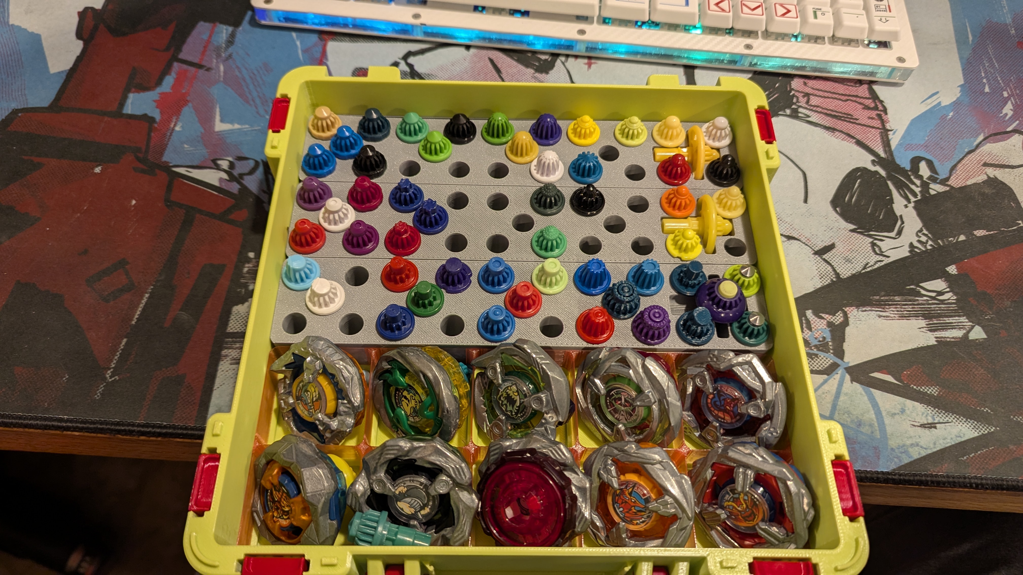 Miniatura 17 do modelo 3D Donut's Beystack - Serious Beyblade X Storage Solution