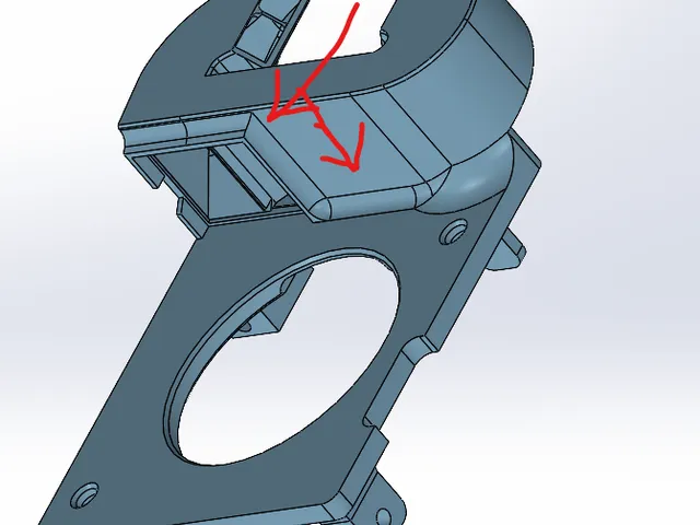 Q2 fan duct with extra fillets