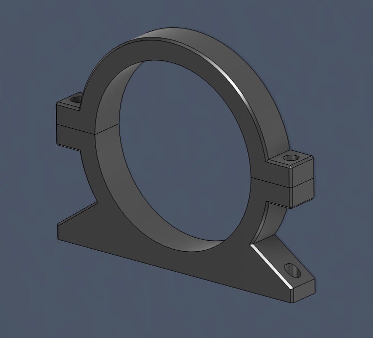 Dust Collection Duct Wall & Ceiling Mount – Fully Parametric