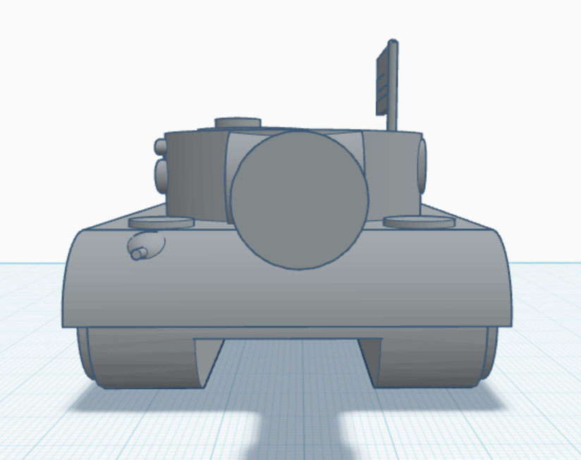 Miniatura 2 do modelo 3D simple tank